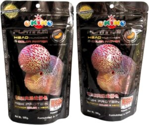 Okiko Platinum – Premium Flowerhorn Fish Food