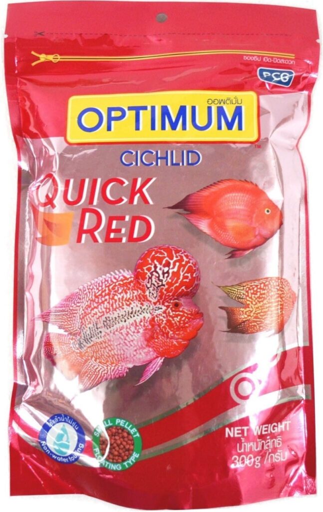Optimum Cichlid Quick Red Fish Food 300g