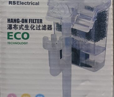 RS 900A Mini HOB Filter with Skimmer – 280 L/H