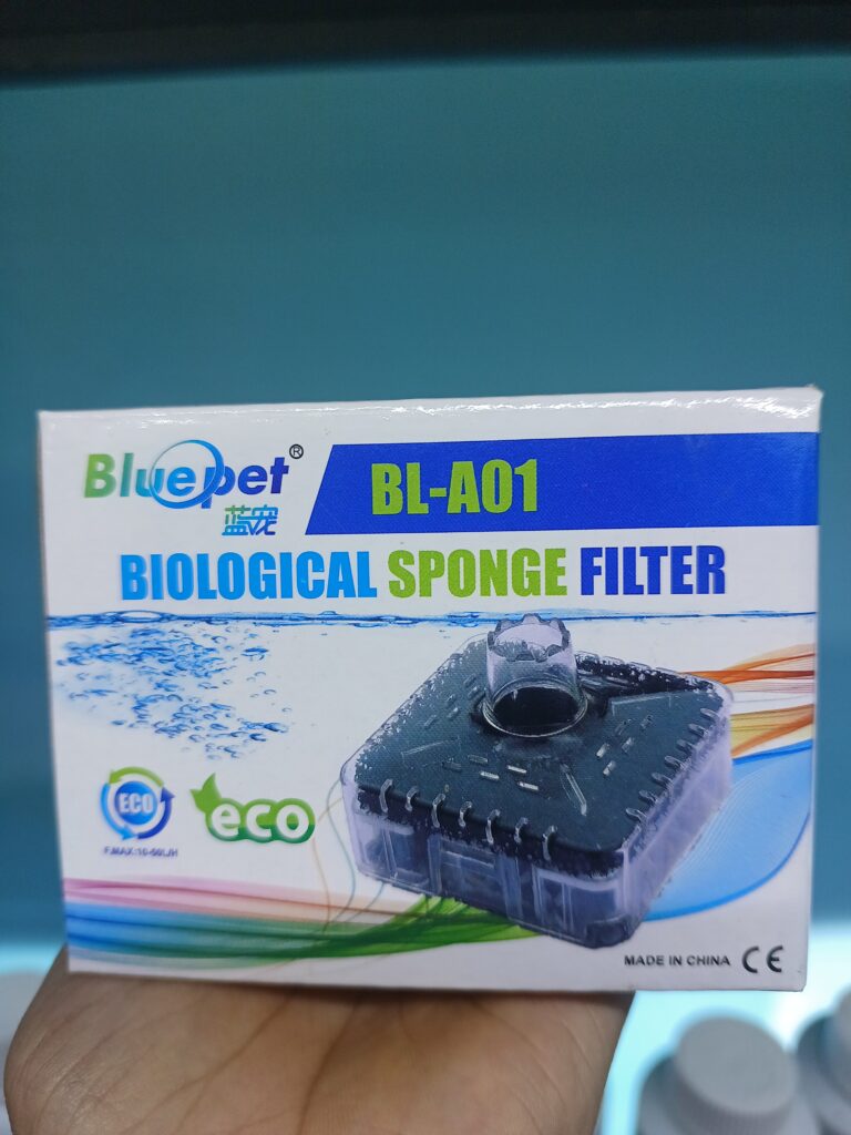 Blue Pet A01 Sponge Filter with Media