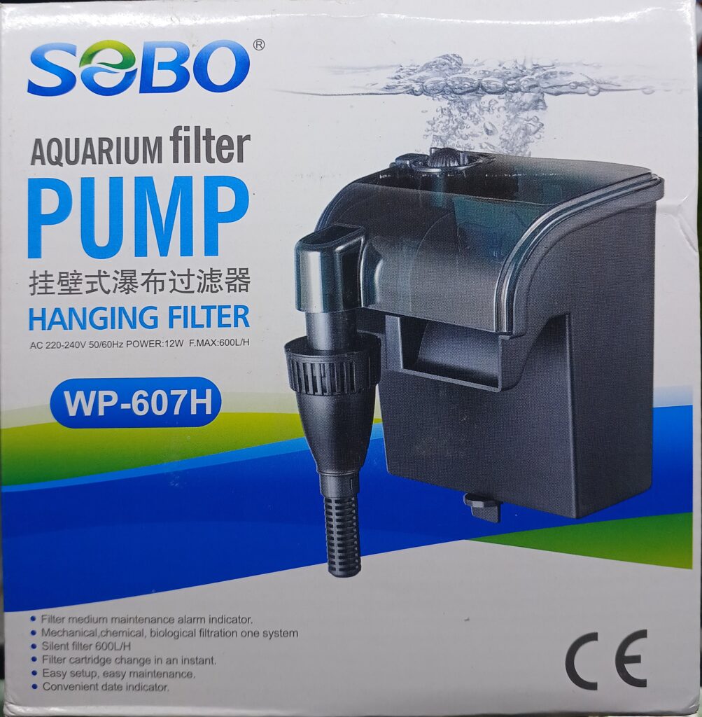 SOBO 607H Hang On Back (HOB) Aquarium Filter