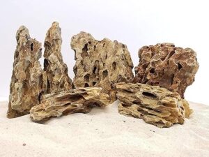 Dragon Rock for Planted Aquarium Aquascaping Hardscape Decoration – Natural Rocks (1KG)