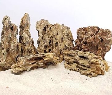 Dragon Rock for Planted Aquarium Aquascaping Hardscape Decoration – Natural Rocks (1KG)