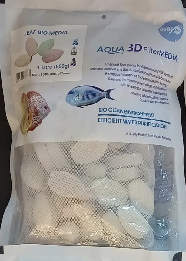 Filter - Media - Cube One Leaf Bio Media 1l 800gm
