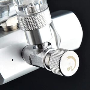 Mufan Dual Gauge CO₂ Regulator with Solenoid and Bubble Counter - Gallery Image