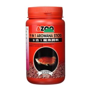 Azoo 9 in 1 Arowana Food Sticks | 900ml | Premium Floating Pellets for Arowana Fish - Gallery Image
