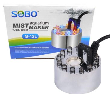 Sobo M-12L Aquarium Mist Maker with Multicolours LED