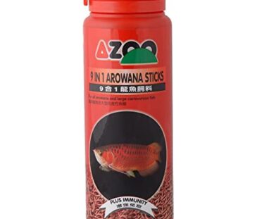 Azoo 9 in 1 Arowana Food Sticks | 330ml | Floating Pellets for Arowana Fish